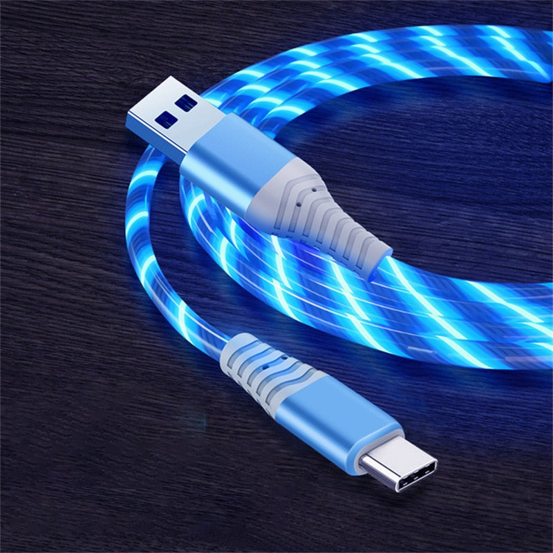 Glowing cable