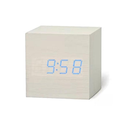 Wooden LED clock