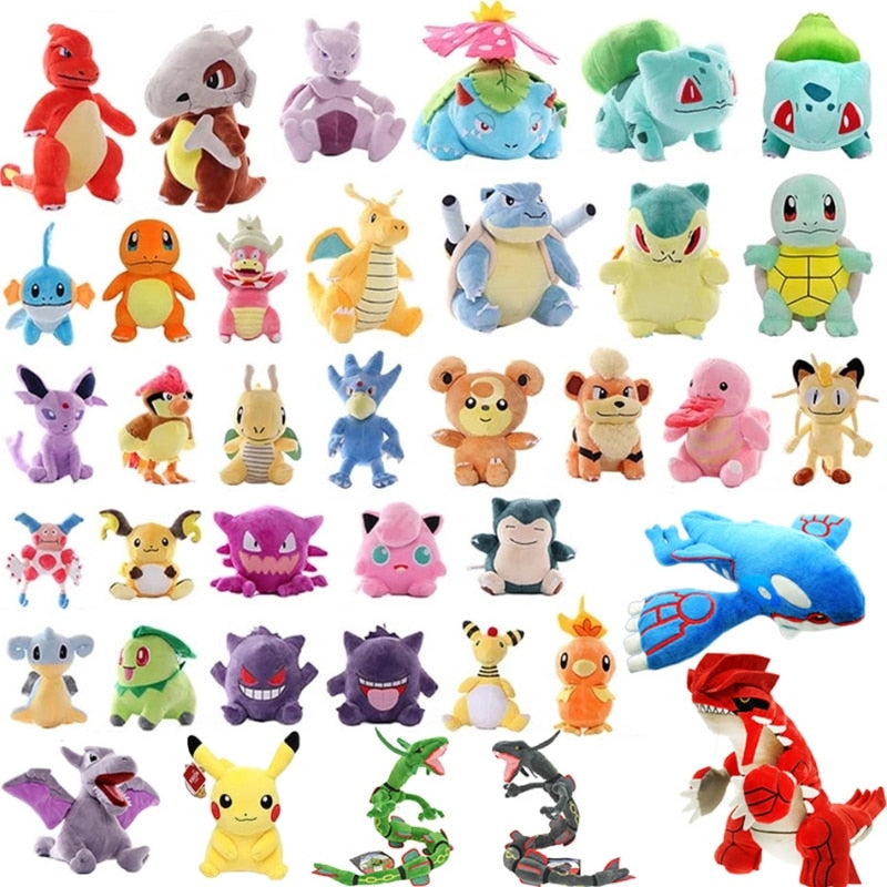 Pokemon stuffed figures