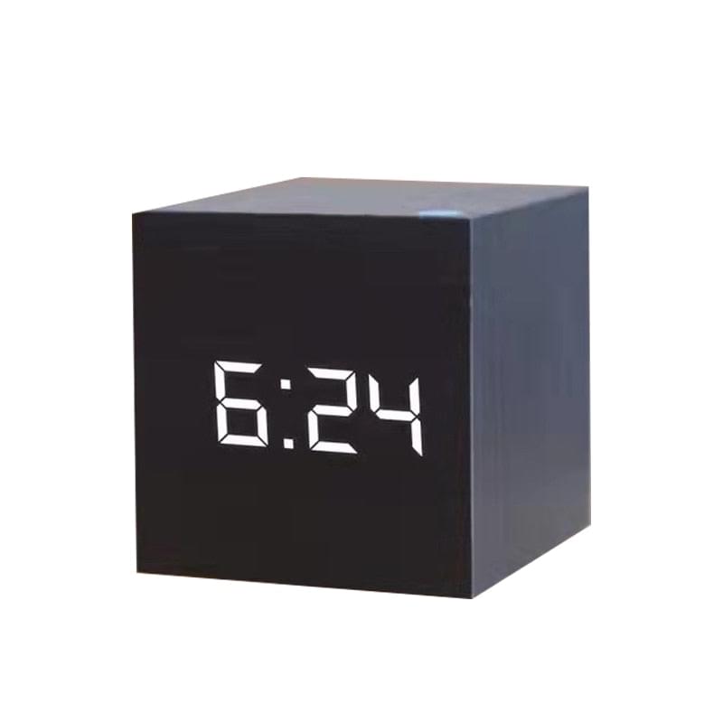 Wooden LED clock